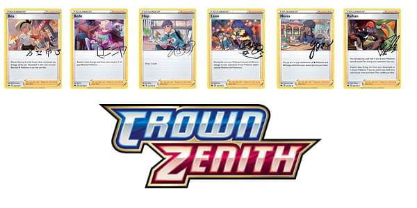 Crown Zenith cards. Credit: Pokémon TCG