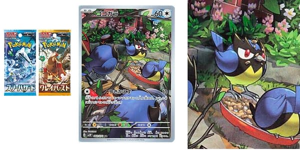 Snow Hazard & Clay Burst cards. Credit: Pokémon TCG