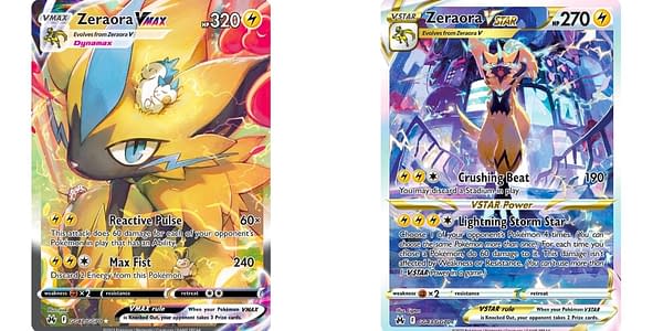 Crown Zenith cards. Credit: Pokémon TCG