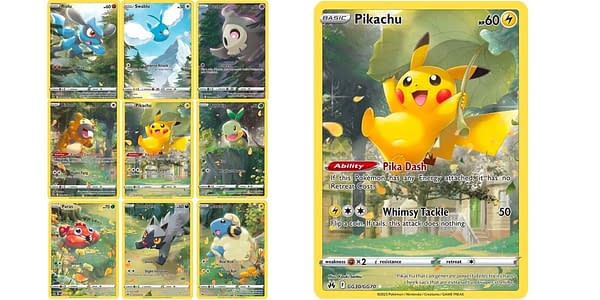 Crown Zenith cards. Credit: Pokémon TCG