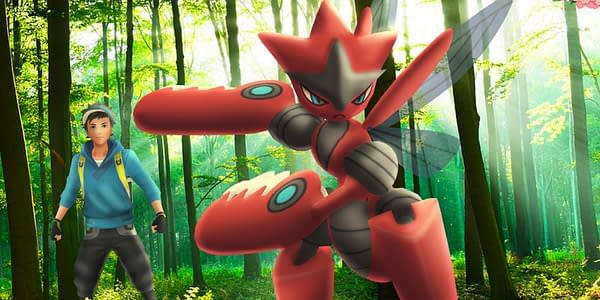 Mega Scizor in Pokémon GO. Credit: Niantic