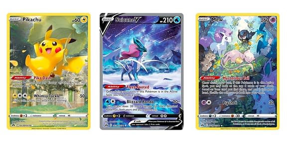 Crown Zenith cards. Credit: Pokémon TCG