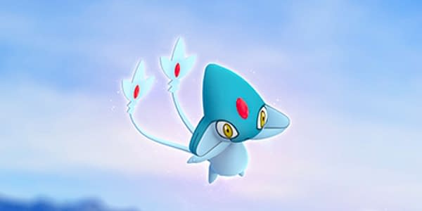 Azelf in Pokémon GO. Credit: Niantic