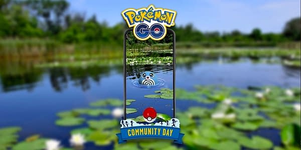 Poliwag Community Day graphic in Pokémon GO. Credit: Niantic