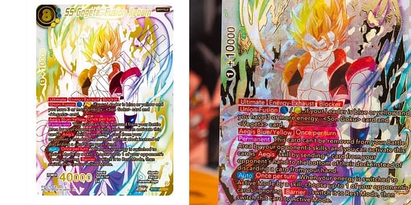 Critical Blow Gogeta God Rare. Credit: Dragon Ball Super Card Game