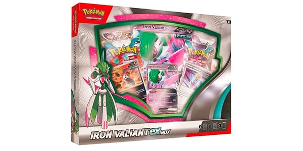 Iron Valiant ex Box. Credit: Pokémon TCG