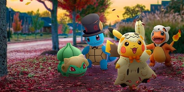Halloween fun in Pokémon GO. Credit: Niantic
