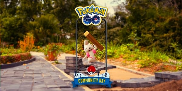 Timburr Community Day graphic in Pokémon GO. Credit: Niantic