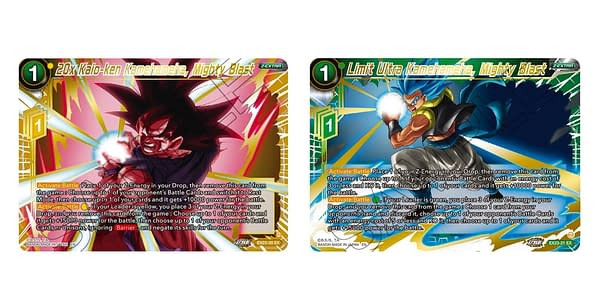 Premium Anniversary Box 2023 cards. Credit: Dragon Ball Super Card Game