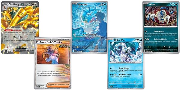 Scarlet & Violet - Paradox Rift cards. Credit: Pokémon TCG