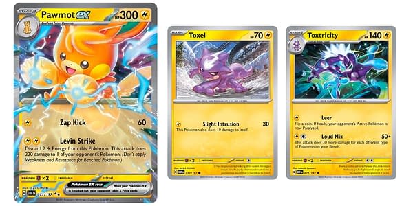 Cards of Scarlet & Violet – Paldea Evolved. Credit: Pokémon TCG