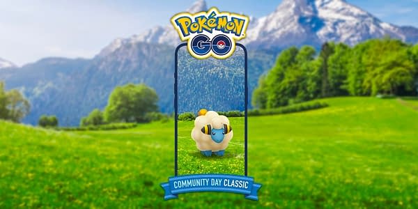 Mareep Community Day Classic graphic in Pokémon GO. Credit: Niantic