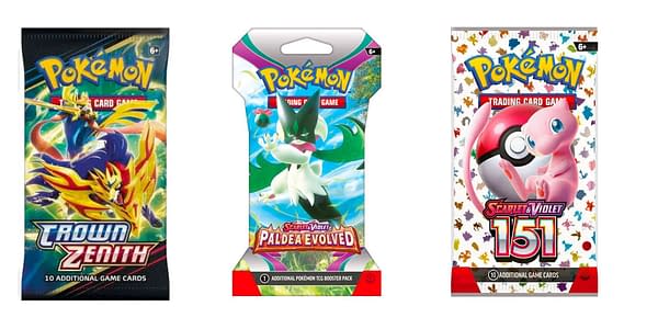 2023 booster packs. Credit: Pokémon TCG