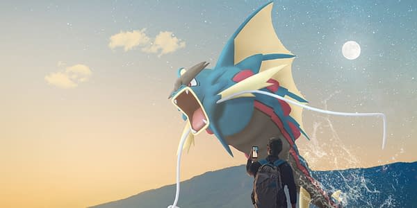 Mega Gyarados in Pokémon GO. Credit: Niantic