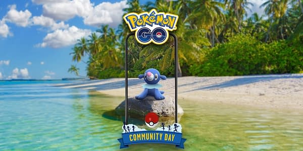 Popplio Community Day graphic in Pokémon GO. Credit: Niantic