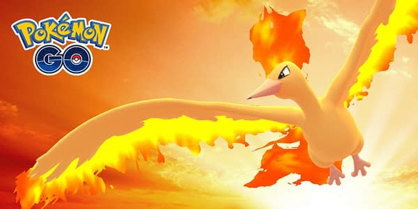 Moltres in Pokémon GO. Credit: Niantic