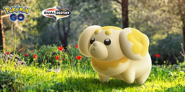 Fidough Fetch event graphic in Pokémon GO. Credit: Niantic