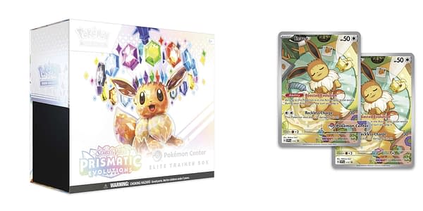 Scarlet & Violet-Prismatic Evolutions Elite Trainer Box. Credit: Pokémon TCG