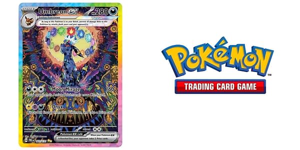 Scarlet & Violet - Prismatic Evolutions top card. Credit: Pokémon TCG