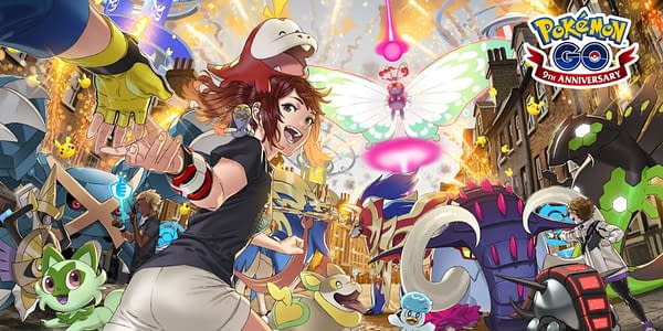 9th Anniversary art in Pokémon GO. Credit: Niantic