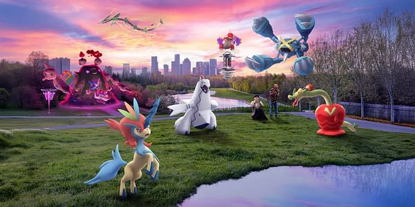 Tales of Transformation season graphic in Pokémon GO. Credit: Niantic
