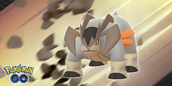 Terrakion in Pokémon GO. Credit: Niantic