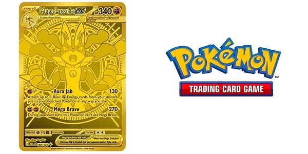 Mega Evolution top card. Credit: Pokémon TCG