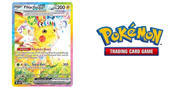 Scarlet & Violet – Surging Sparks top card. Credit: Pokémon TCG Scarlet & Violet – Surging Sparks top card. Credit: Pokémon TCG
