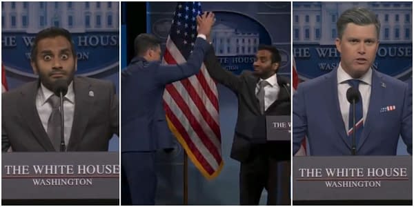 SNL Cold Open Takes on Pete Hegseth, Intros Aziz Ansari's Kash Patel