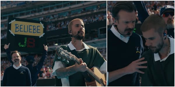 World Cup Final: Ted Lasso & Coach Beard "BELIEBE" in Justin Bieber