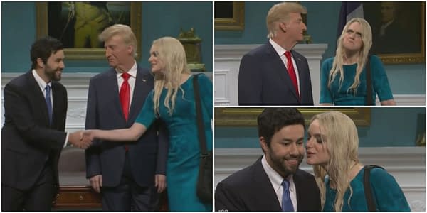 SNL 52 Cold Open: Trump Visits Mamdani; Padilla's Natalie Harp Debuts