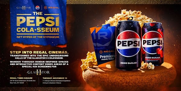 Pepsi Launches Gladiator II Cola-sseum At Regal Theaters