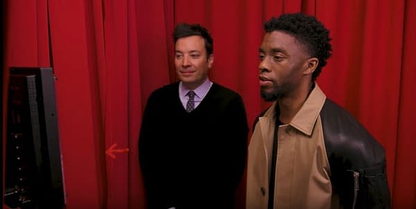Watch: Chadwick Boseman Surprises 'Black Panther' Fans On Jimmy Fallon
