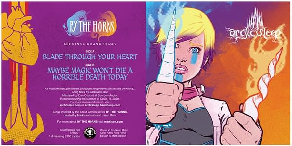 Arctic Sleep Record To Accompany "By The Horns" Comic Book