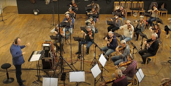 A look at the orchestra putting together the music, courtesy of Phoenix Labs.