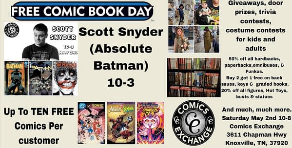 Free Comic Book Day Tomorrow. And Also Comics Giveaway Day