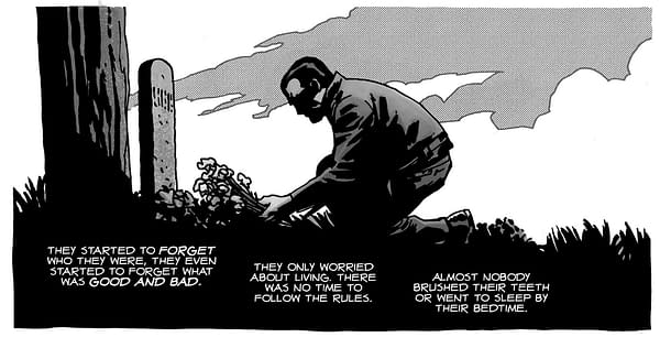 How Charlie Adlard Saved Negan's Life in The Walking Dead.