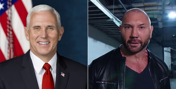 Hollywood megastar Dave Bautista is no fan of fellow WWE Hall-of-Famer President Donald Trump or any of his allies, including Vice President Mike Pence