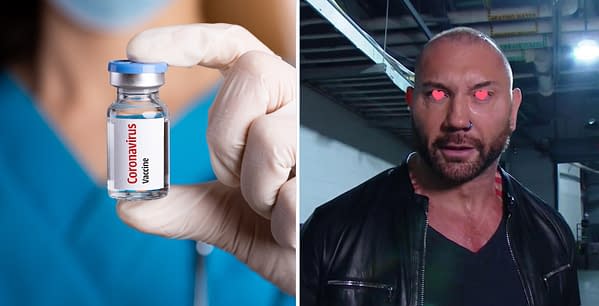 Dave Bautista is Sexually Attracted to Coronavirus Vaccines