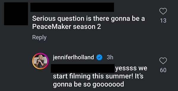 Peacemaker Season 2: Jennifer Holland Confirms Summer Filming Start