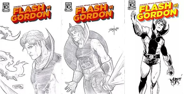 Flash Gordon #1 Blank Sketch Cover... Is Just Blank