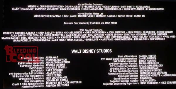 Comic Book Creator Special Thanks For The Fantastic Four: First Steps