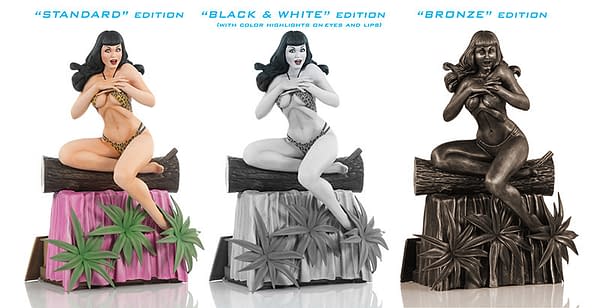 Dynamite Unveils New Bettie Page Statue Inspired by Terry Dodson