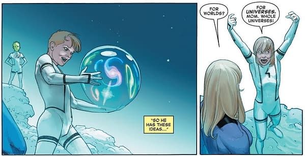 Have Franklin and Valeria Been Aged Up in the New Fantastic Four #1?