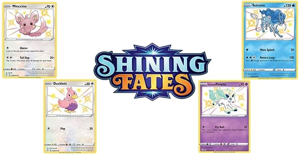 Shiny Pokémon Cards from Shining Fates. Credit: Pokémon TCG