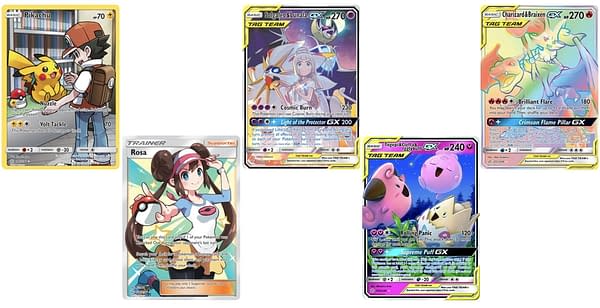 Cosmic Eclipse cards. Credit: Pokémon TCG