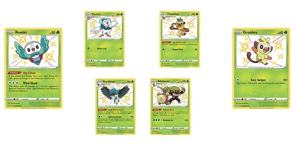 Shiny Pokémon Cards of Shining Fates. Credit: Pokémon TCG