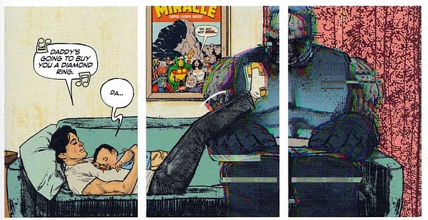 Tom King Shaves His Beard Just Like Mister Miracle #12 (Spoilers)