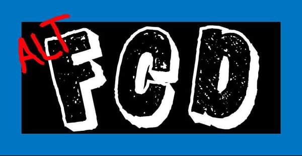 The official logo of Alt Free Comic Book Day.