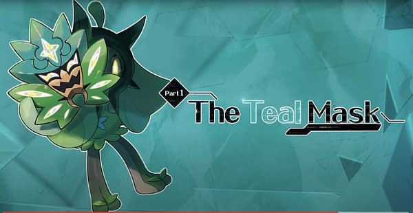 Scarlet & Violet DLC: The Teal Mask graphic. Credit: The Pokémon Company